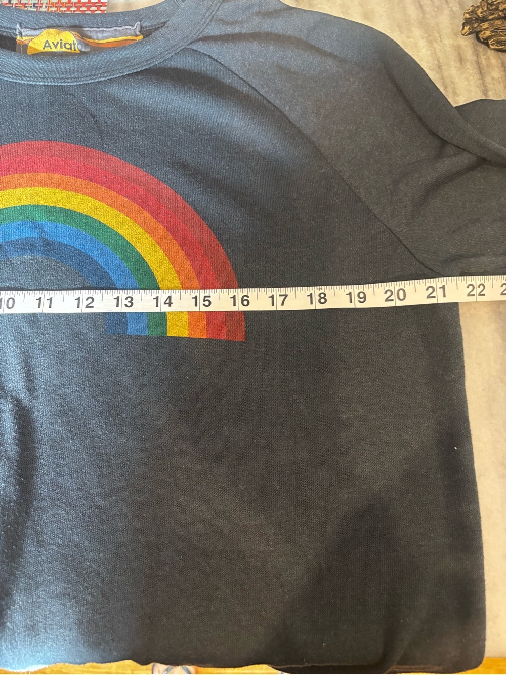 Aviator Nation rainbow 🌈 graphic sweatshirt *size small - Picture 5 of 6